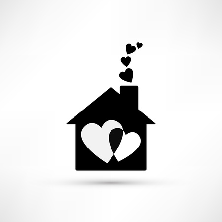 house of love Iconのイラスト素材