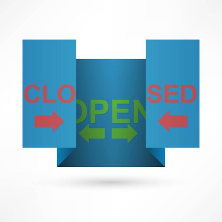 Origami as a book that can be openedのイラスト素材