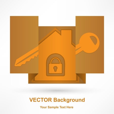Lock house iconのイラスト素材