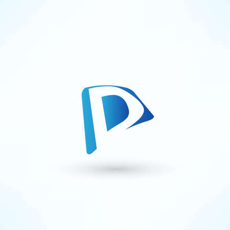 Abstract bubble icon based on the letterのイラスト素材