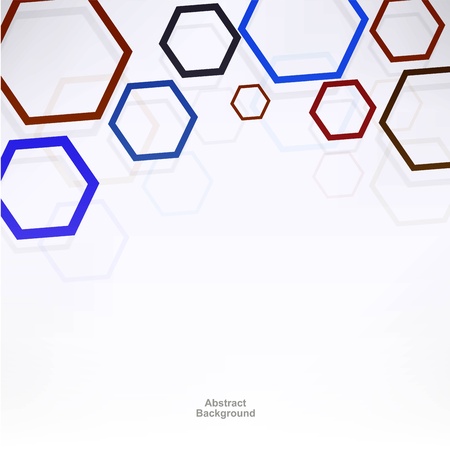 Background with hexagonsのイラスト素材