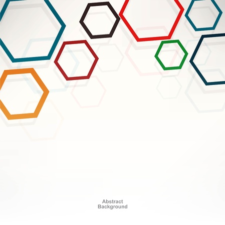 Background with hexagonsのイラスト素材