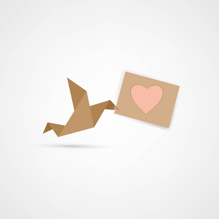 bird love letrのイラスト素材