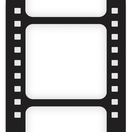 Old filmstrip. Movie ending frame.のイラスト素材