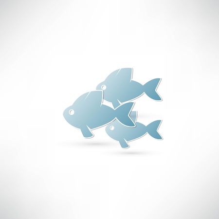 Fish eco Iconのイラスト素材