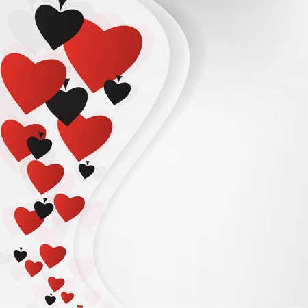 Abstract background with card suitsのイラスト素材