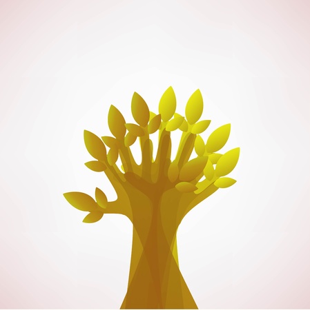 Hoping Tree handsのイラスト素材