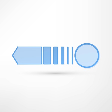 Vector - pure white arrowのイラスト素材