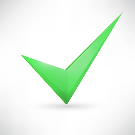 green checkmark.のイラスト素材