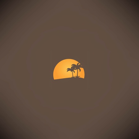 Palm treesのイラスト素材