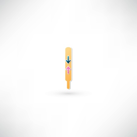 thermometer iconのイラスト素材