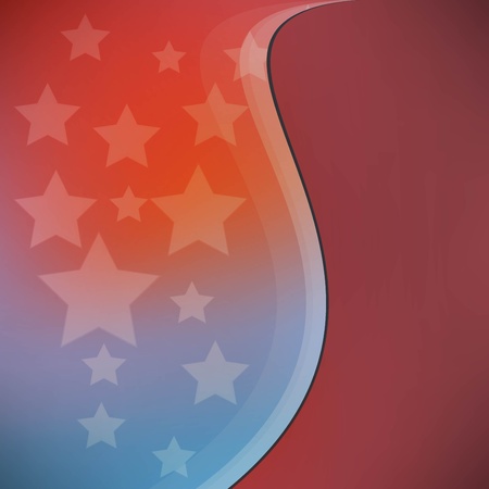 American Flag backgroundのイラスト素材