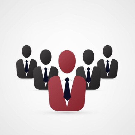 leadership conceptのイラスト素材