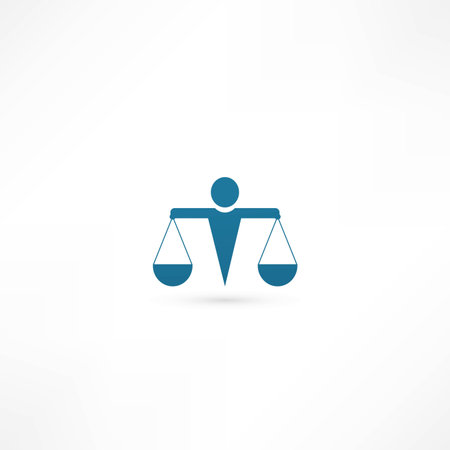 justice iconのイラスト素材