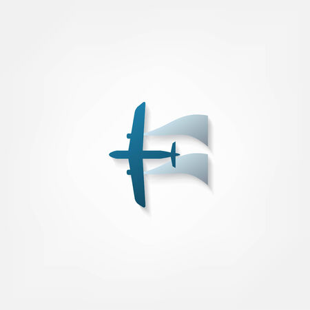 airplane symbolのイラスト素材