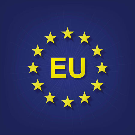 EU flagのイラスト素材