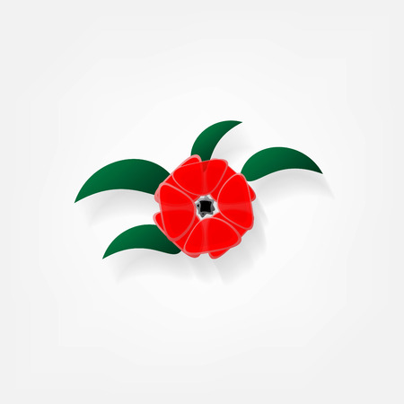 red flowerのイラスト素材