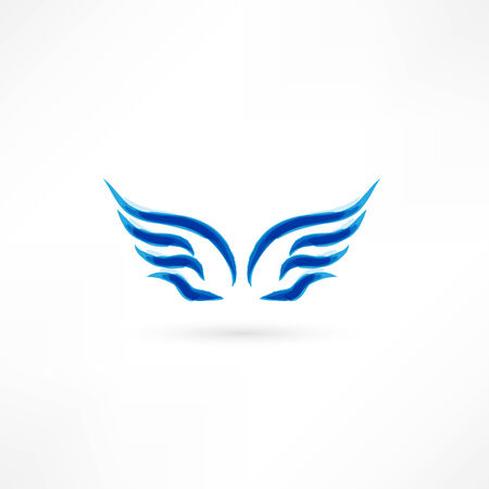 Vector illustration of angel icon.のイラスト素材