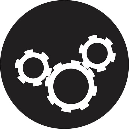 black cogsのイラスト素材
