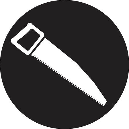 vector icon of hand sawのイラスト素材