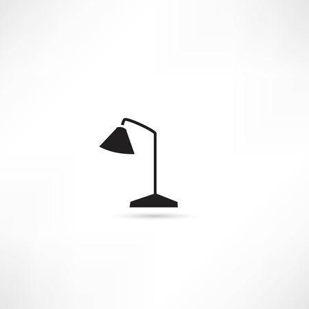Vector Table Lamp Iconのイラスト素材