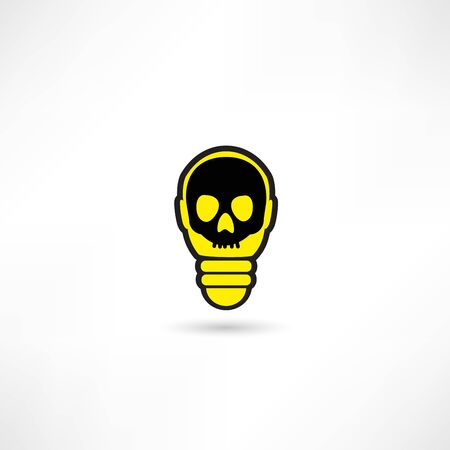 Light bulb vector iconのイラスト素材