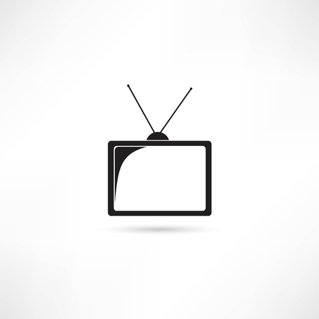 TV vector iconのイラスト素材