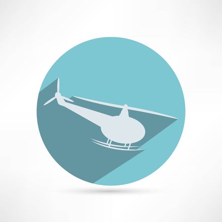 Helicopter - vector illustrationのイラスト素材
