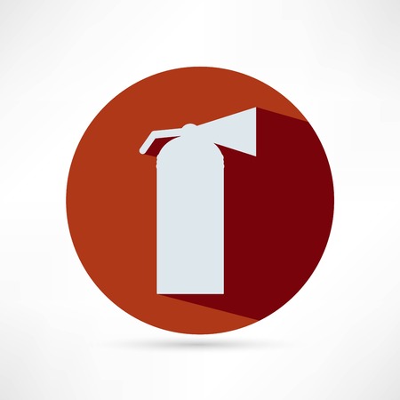 Fire extinguisher isolated on a white backgroundのイラスト素材