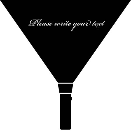 flashlight iconのイラスト素材