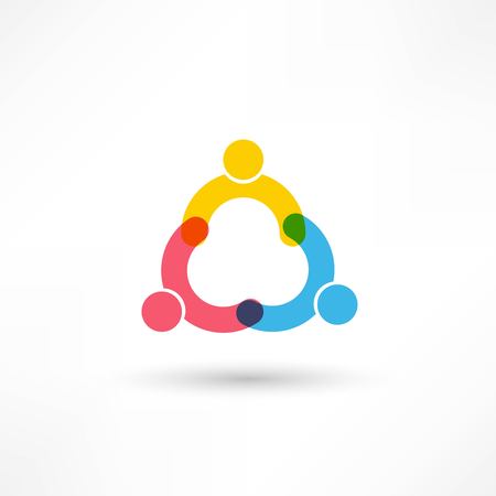 hands connecting iconのイラスト素材