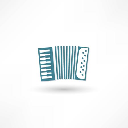 accordion iconのイラスト素材