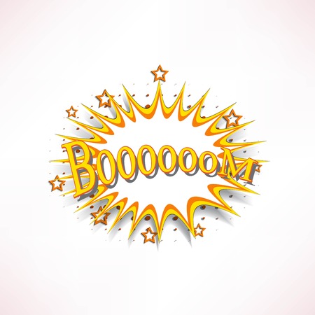 Comic book explosion.のイラスト素材