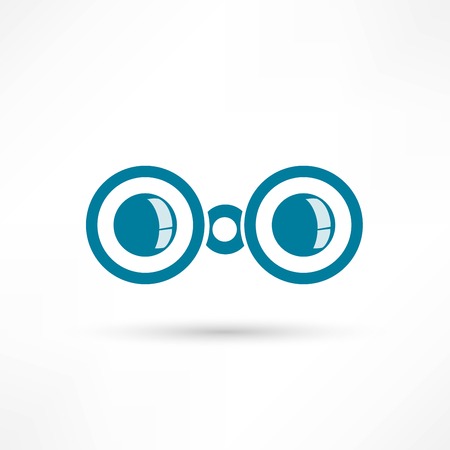 binoculars iconのイラスト素材