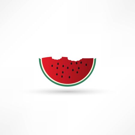 Watermelon iconのイラスト素材