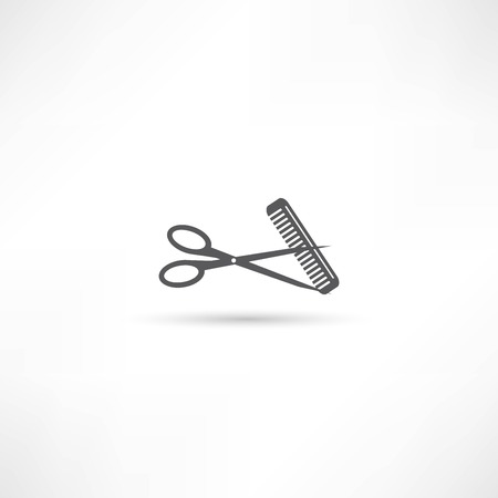 Barbershop iconのイラスト素材
