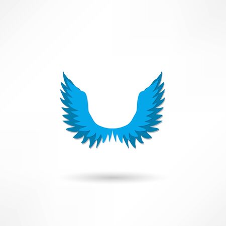 Vector illustration of angel icon.のイラスト素材