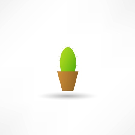 cactus in a potのイラスト素材