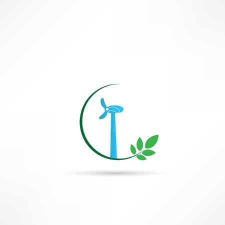 wind turbines iconのイラスト素材