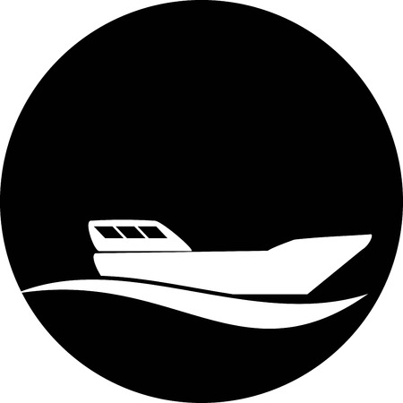 Yacht Iconのイラスト素材