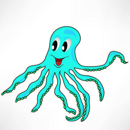 octopus oceanのイラスト素材