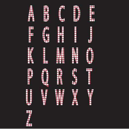 Alphabet lettersのイラスト素材