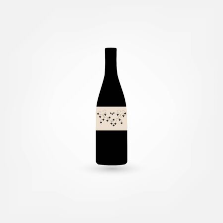 bottle of wineのイラスト素材