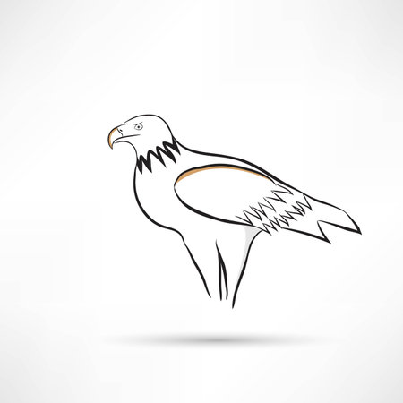 eagle iconのイラスト素材