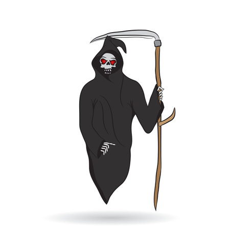 Death with scythemanのイラスト素材