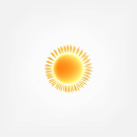 sun iconのイラスト素材