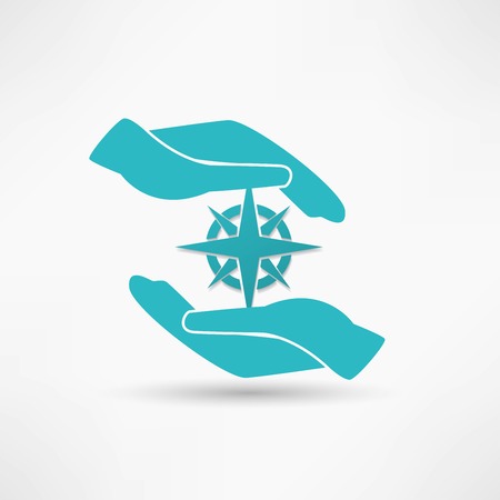 Compass Iconのイラスト素材