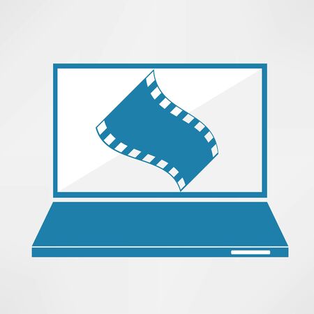 Film icon waveのイラスト素材