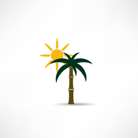 Palm treesのイラスト素材