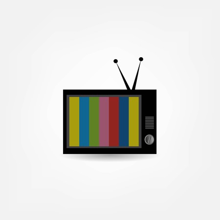 TV vector iconのイラスト素材